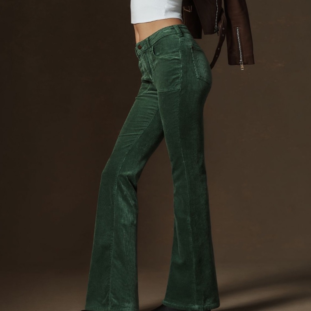 Icon low rise corduroy chop pocket flare jean - Picture 10 of 13